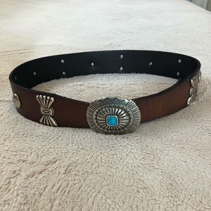 Ralph Lauren leather studded belt
